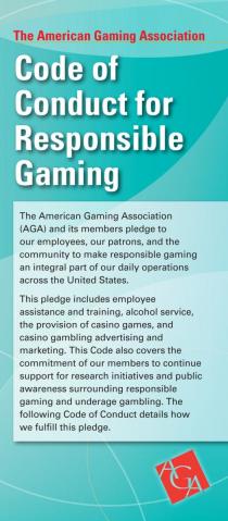 Code of Conduct for Responsible Gaming